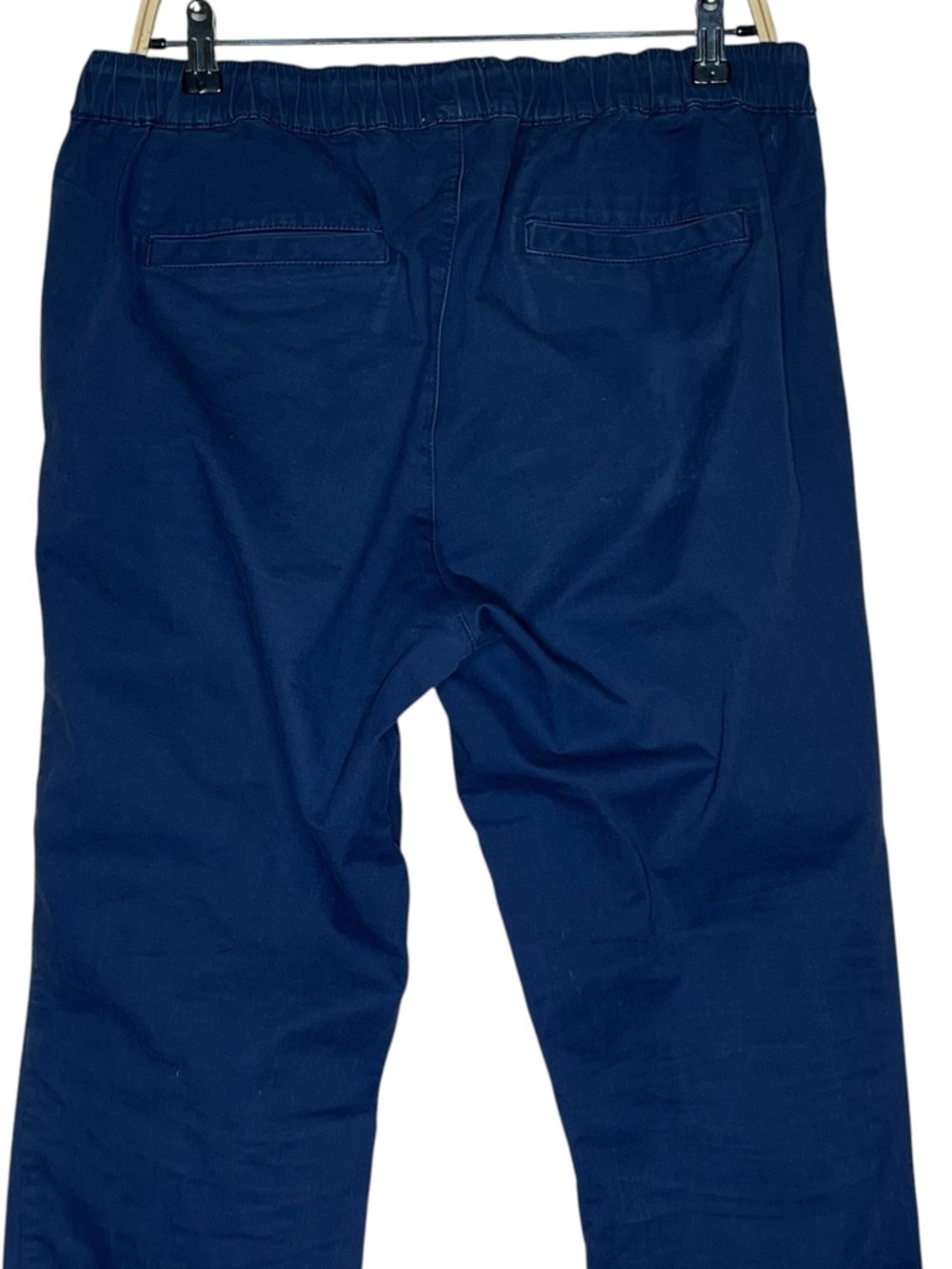 Pact Organic Men's XL Navy Elastic Waist Daily Chinos - Picture 5 of 9